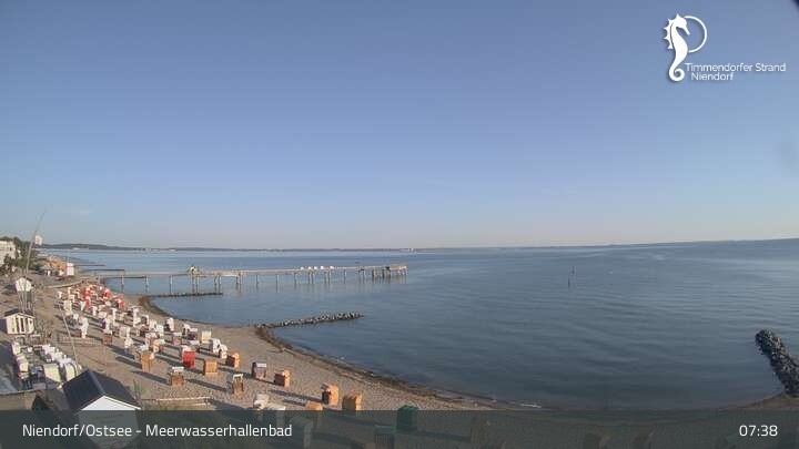 Archiv Foto Webcam Timmendorfer Strand: Ausblick Meerwasserhallenbad