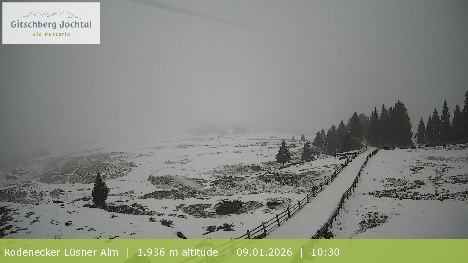 Archiv Foto Webcam Panoramablick Rodenecker Lüsner Alm