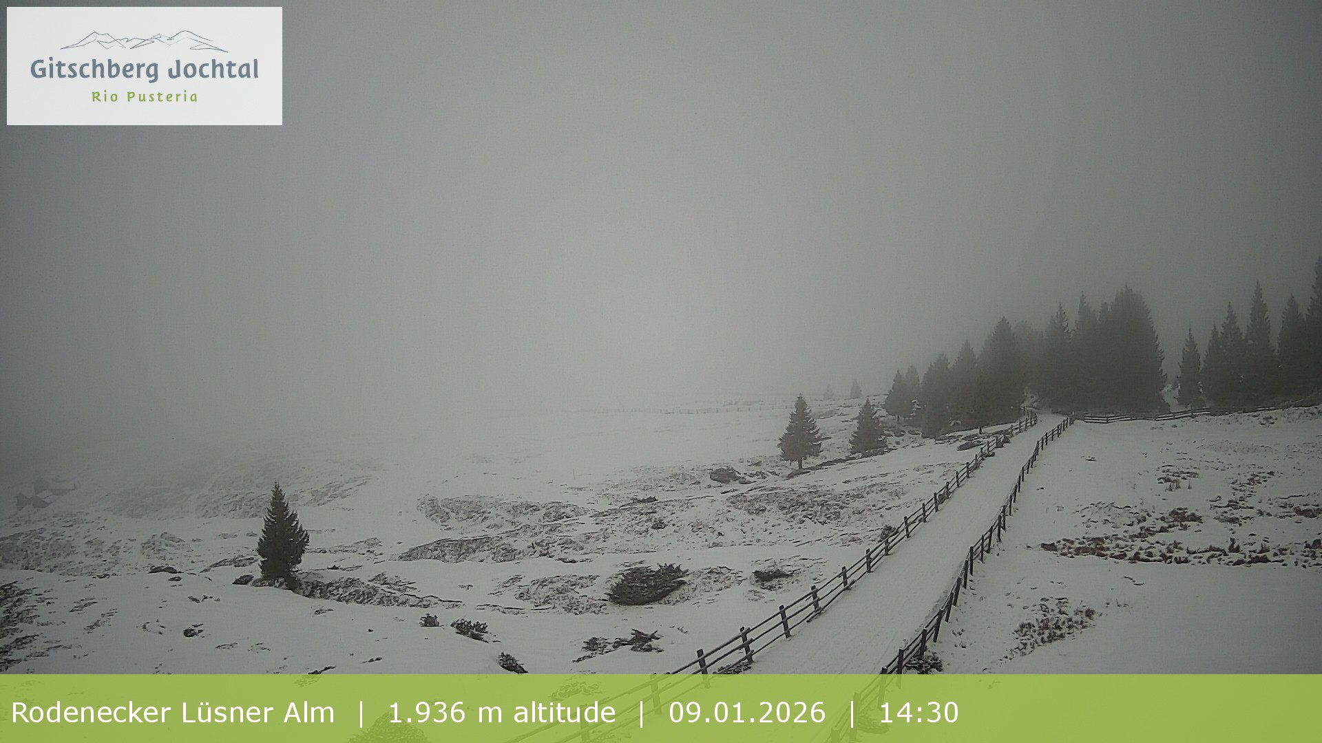Archiv Foto Webcam Panoramablick Rodenecker Lüsner Alm