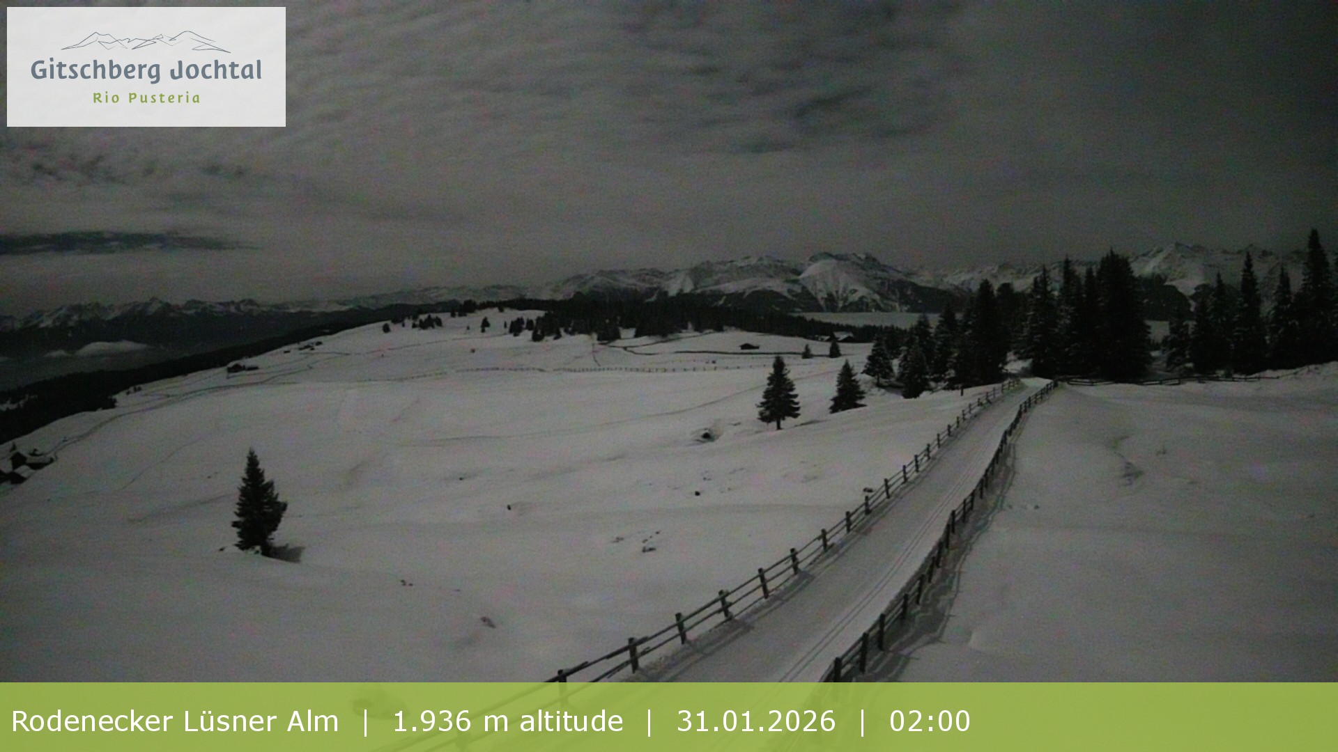 Archiv Foto Webcam Panoramablick Rodenecker Lüsner Alm