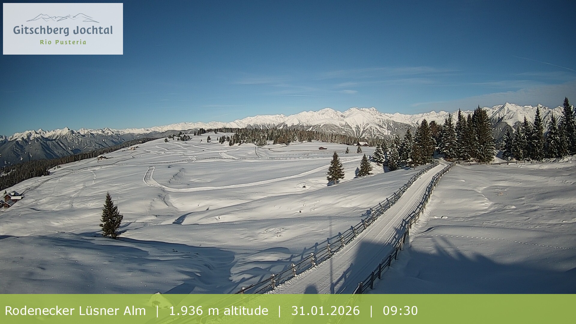 Archiv Foto Webcam Panoramablick Rodenecker Lüsner Alm