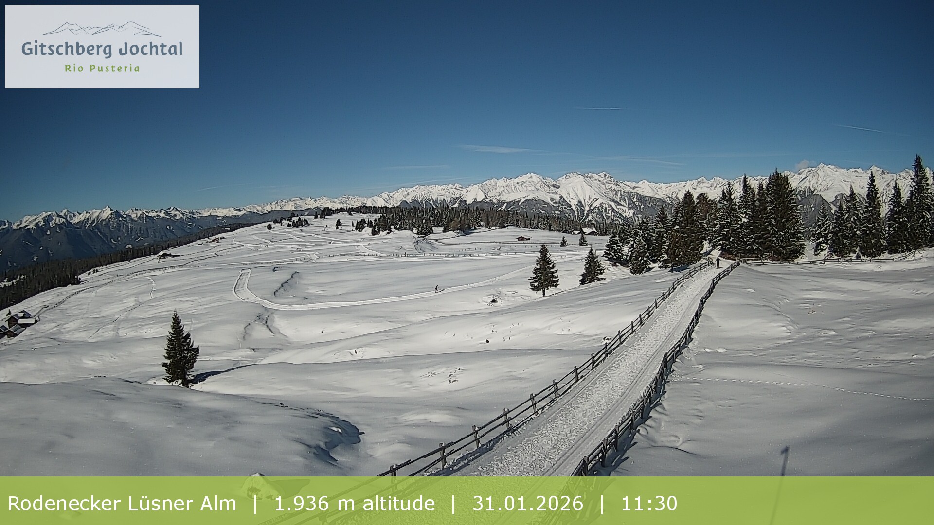 Archiv Foto Webcam Panoramablick Rodenecker Lüsner Alm