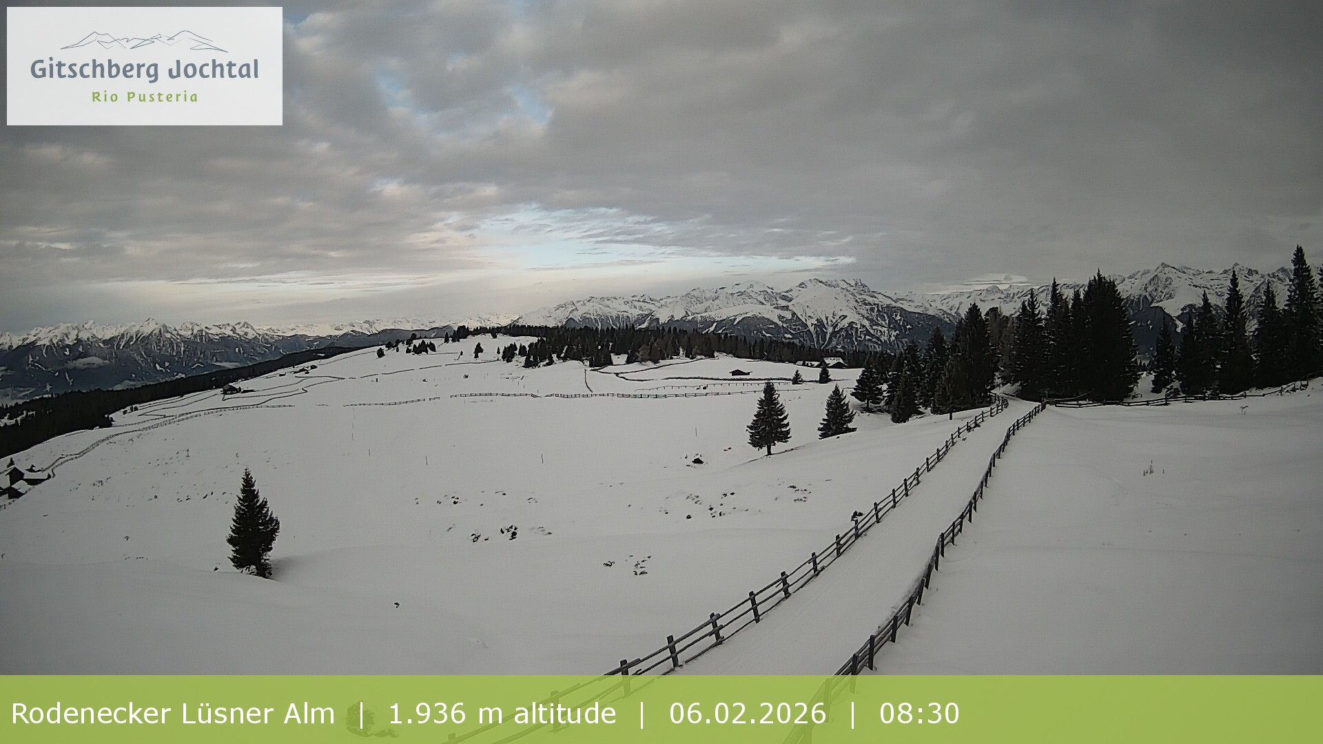 Archiv Foto Webcam Panoramablick Rodenecker Lüsner Alm