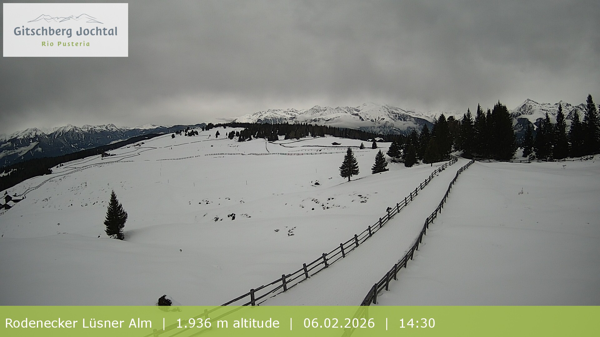 Archiv Foto Webcam Panoramablick Rodenecker Lüsner Alm