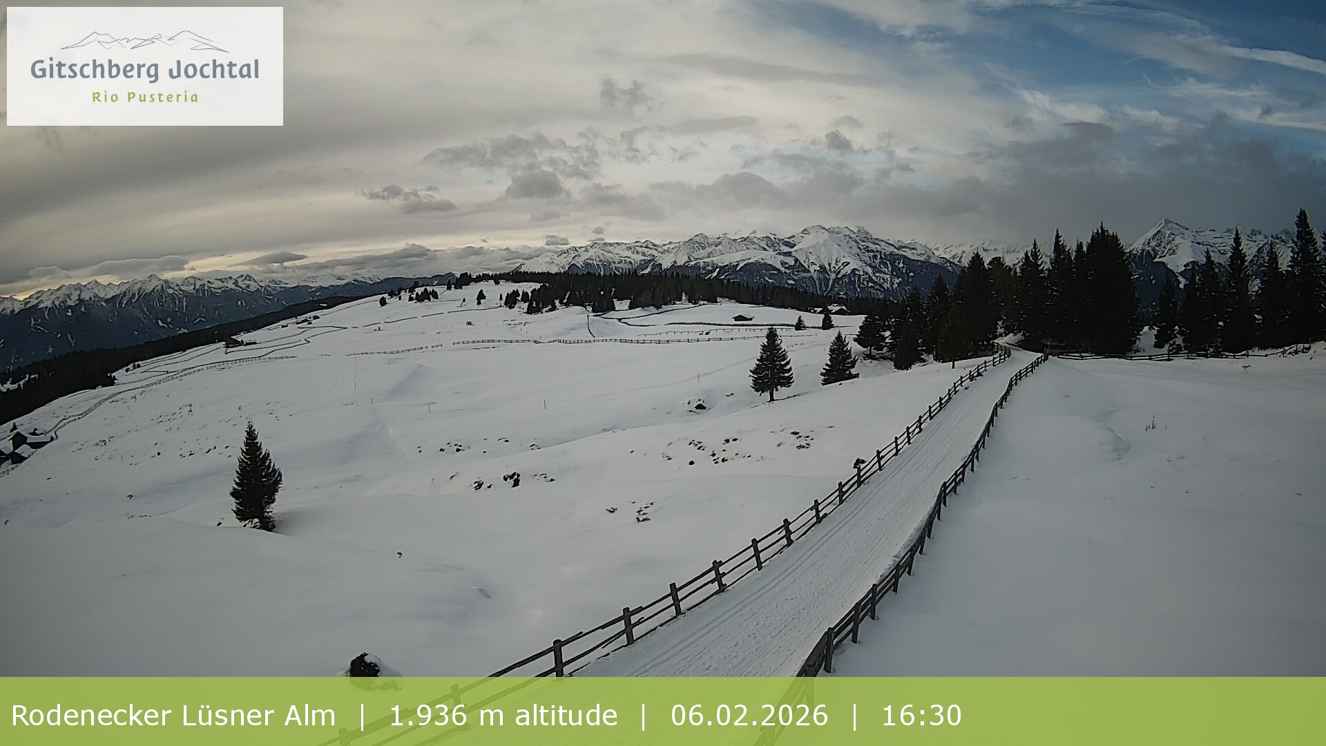 Archiv Foto Webcam Panoramablick Rodenecker Lüsner Alm