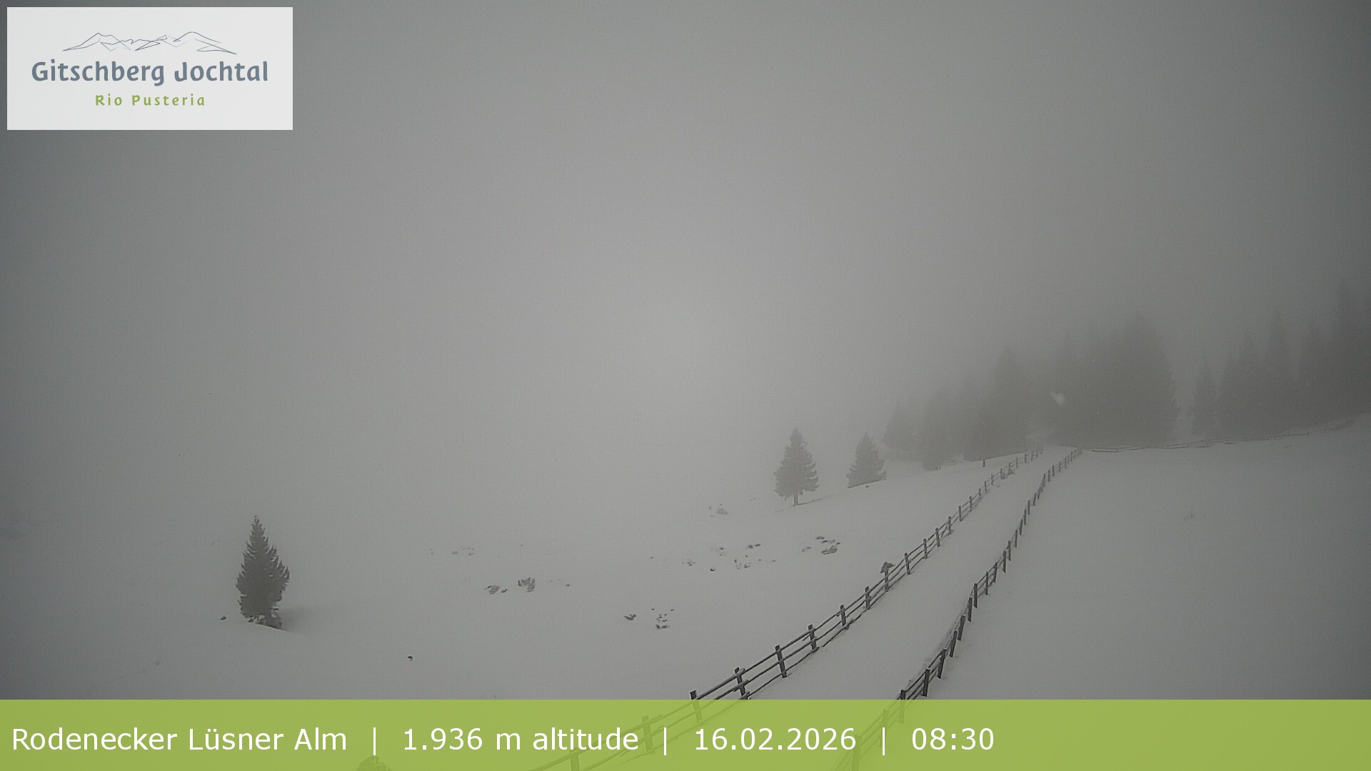 Archiv Foto Webcam Panoramablick Rodenecker Lüsner Alm