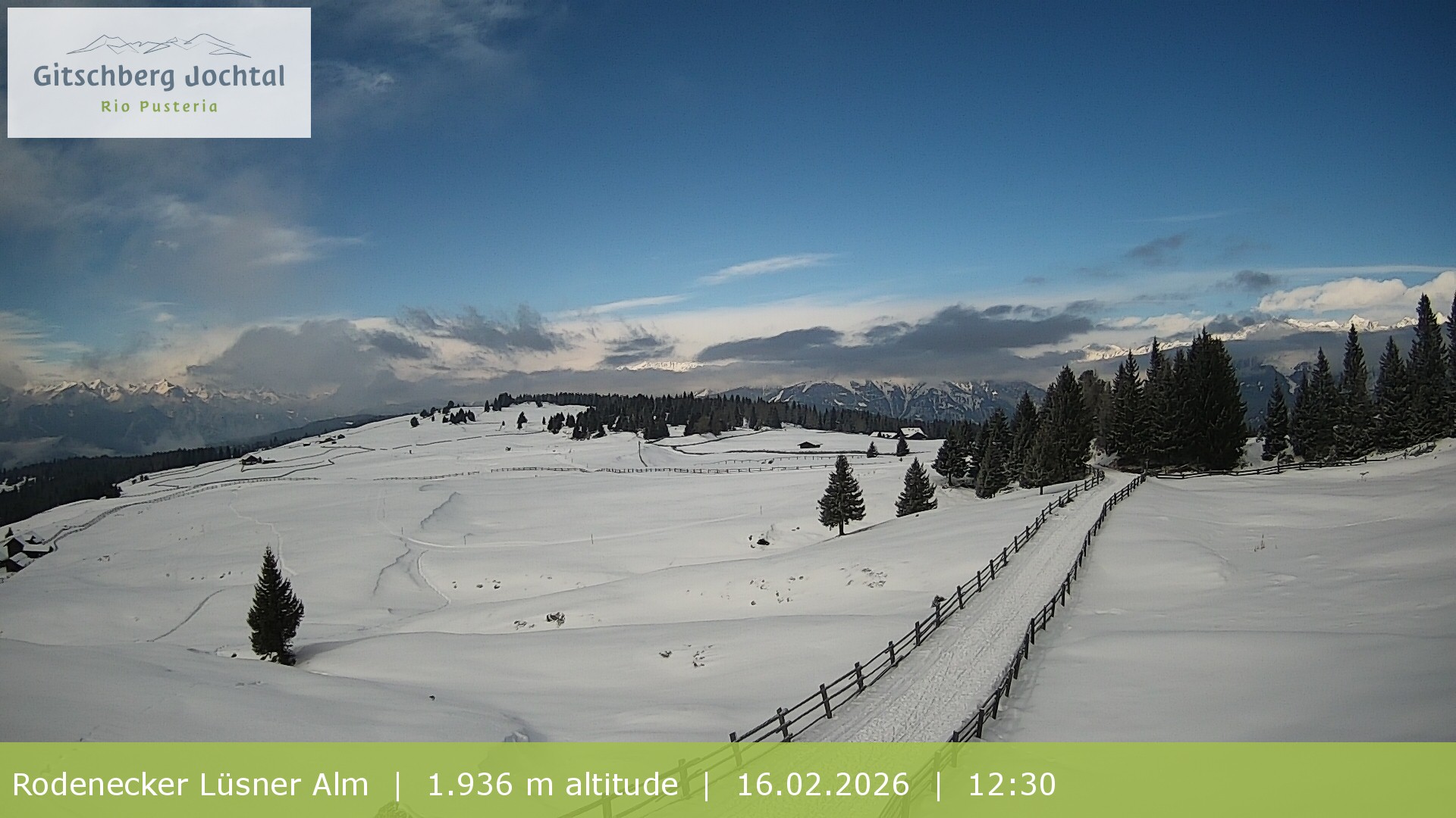 Archiv Foto Webcam Panoramablick Rodenecker Lüsner Alm