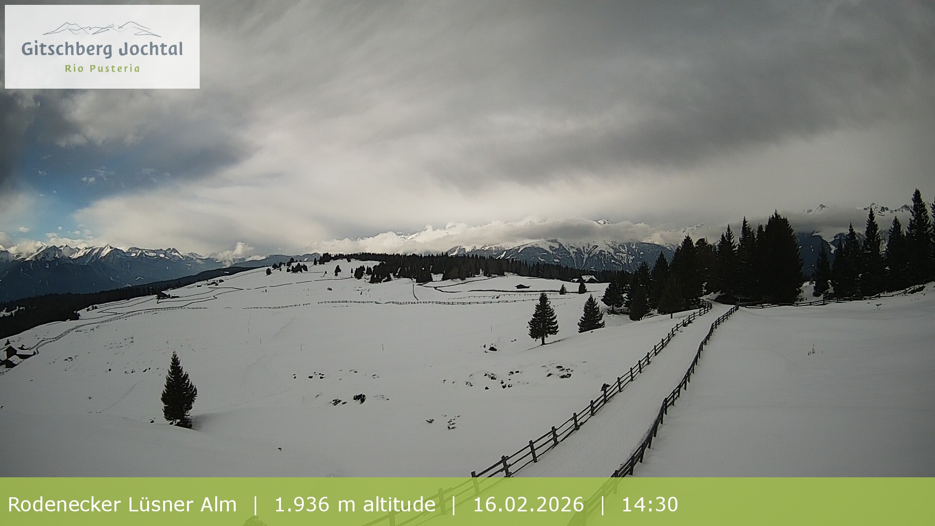 Archiv Foto Webcam Panoramablick Rodenecker Lüsner Alm