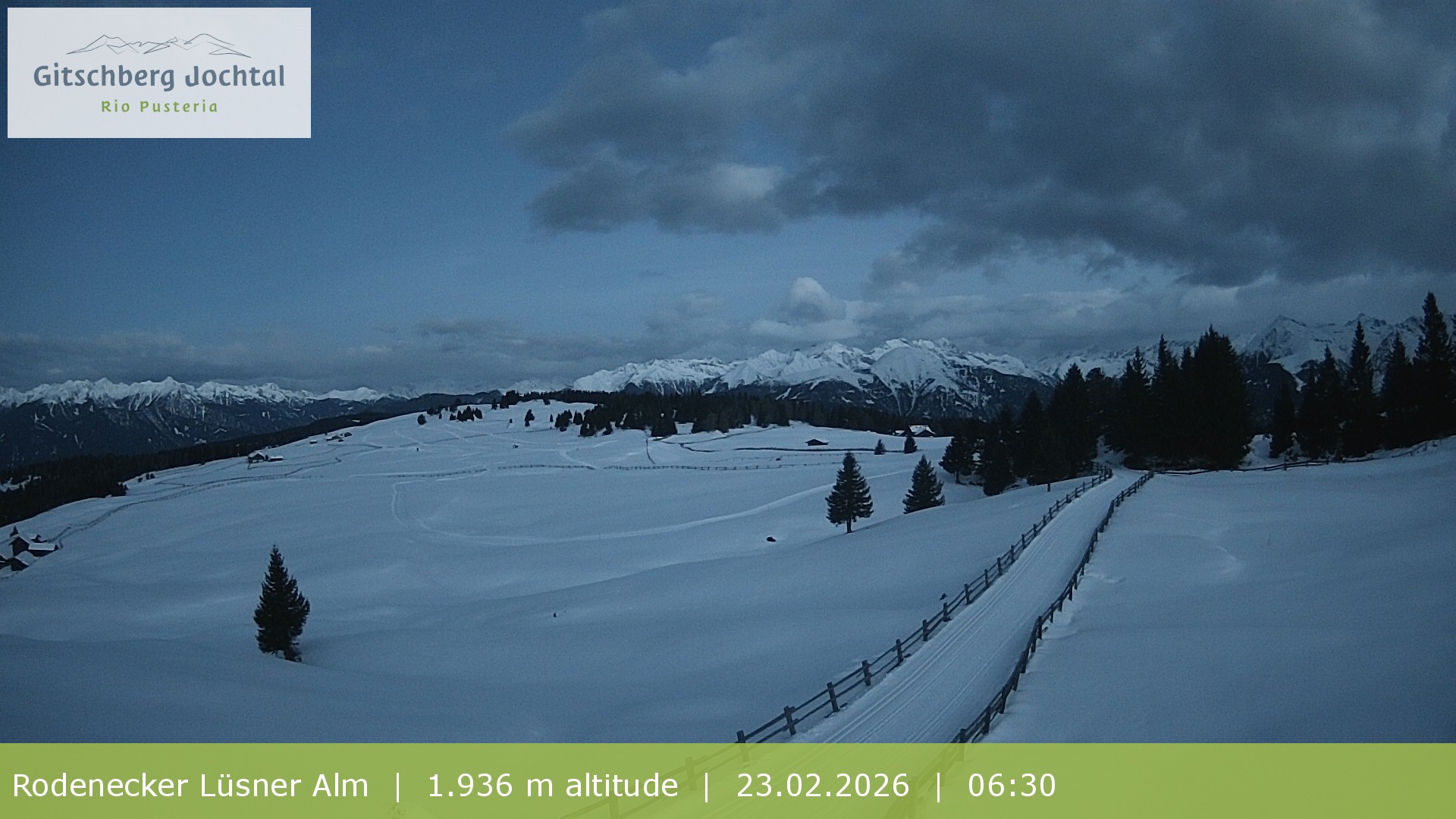 Archiv Foto Webcam Panoramablick Rodenecker Lüsner Alm