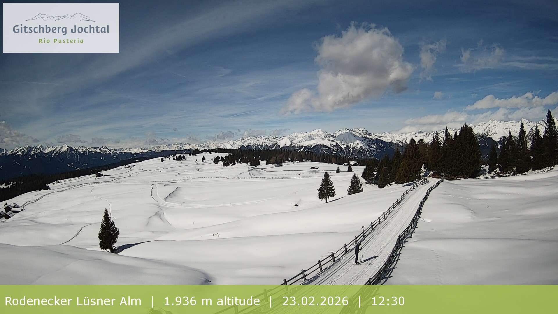 Archiv Foto Webcam Panoramablick Rodenecker Lüsner Alm