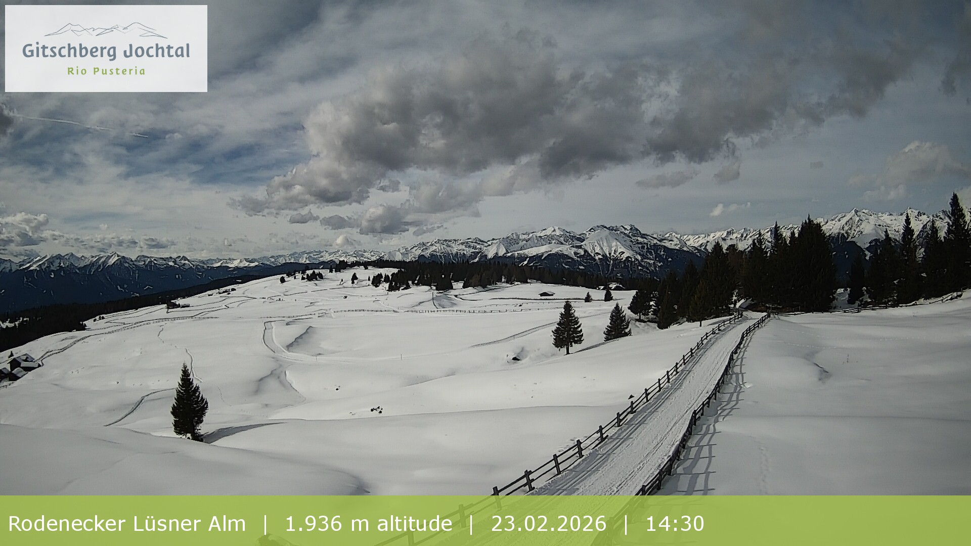 Archiv Foto Webcam Panoramablick Rodenecker Lüsner Alm