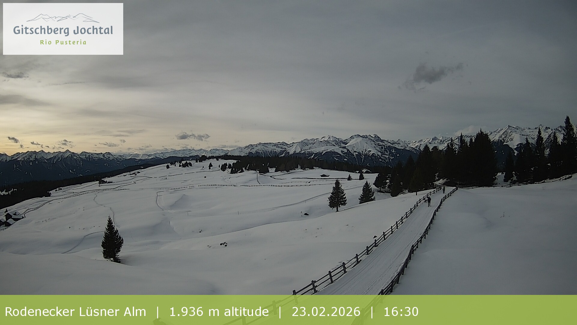 Archiv Foto Webcam Panoramablick Rodenecker Lüsner Alm