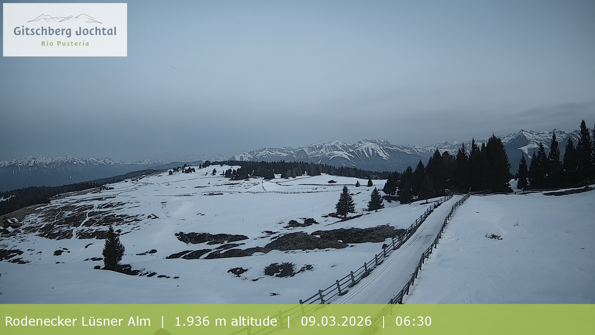 Archiv Foto Webcam Panoramablick Rodenecker Lüsner Alm