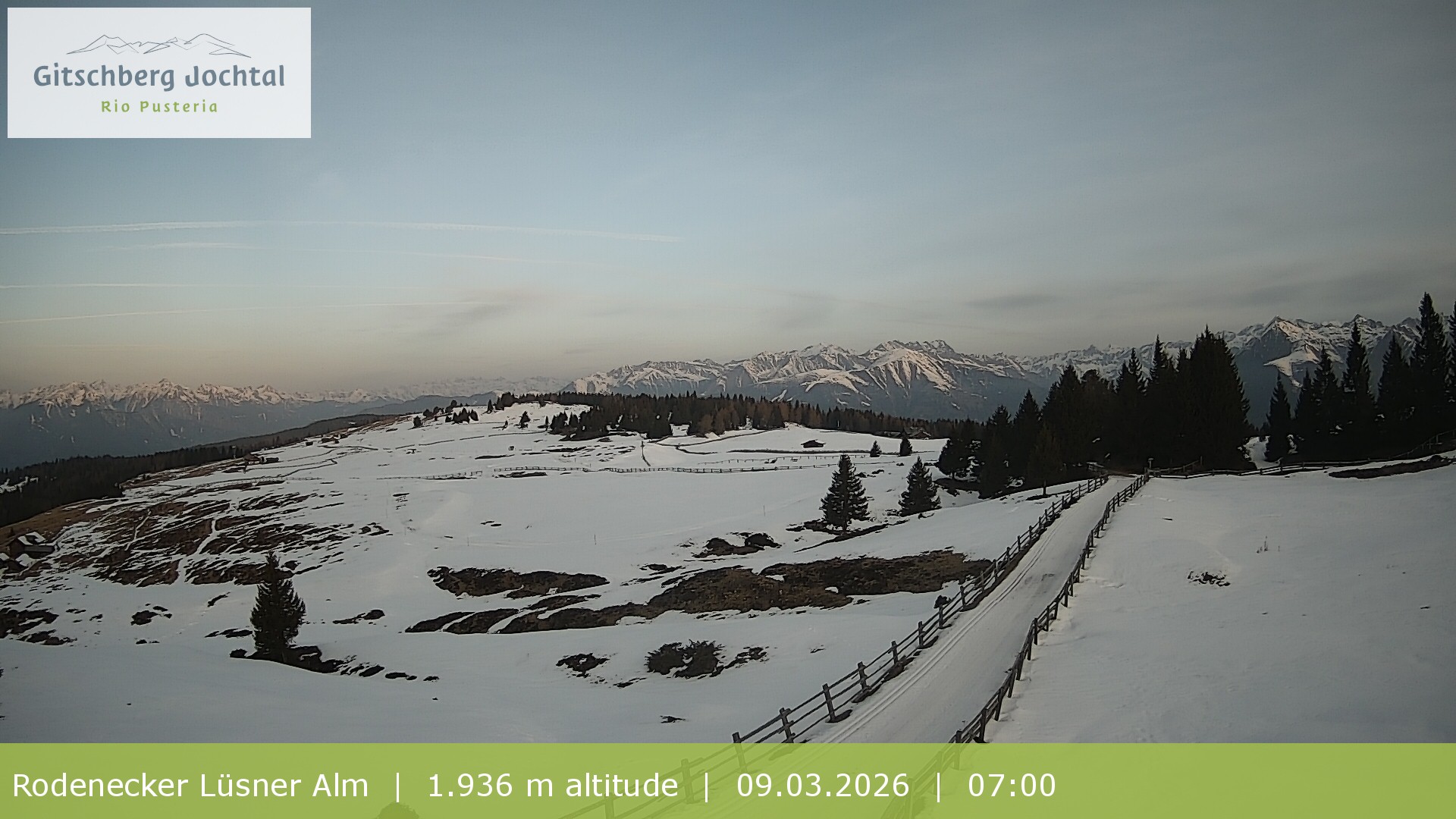 Archiv Foto Webcam Panoramablick Rodenecker Lüsner Alm