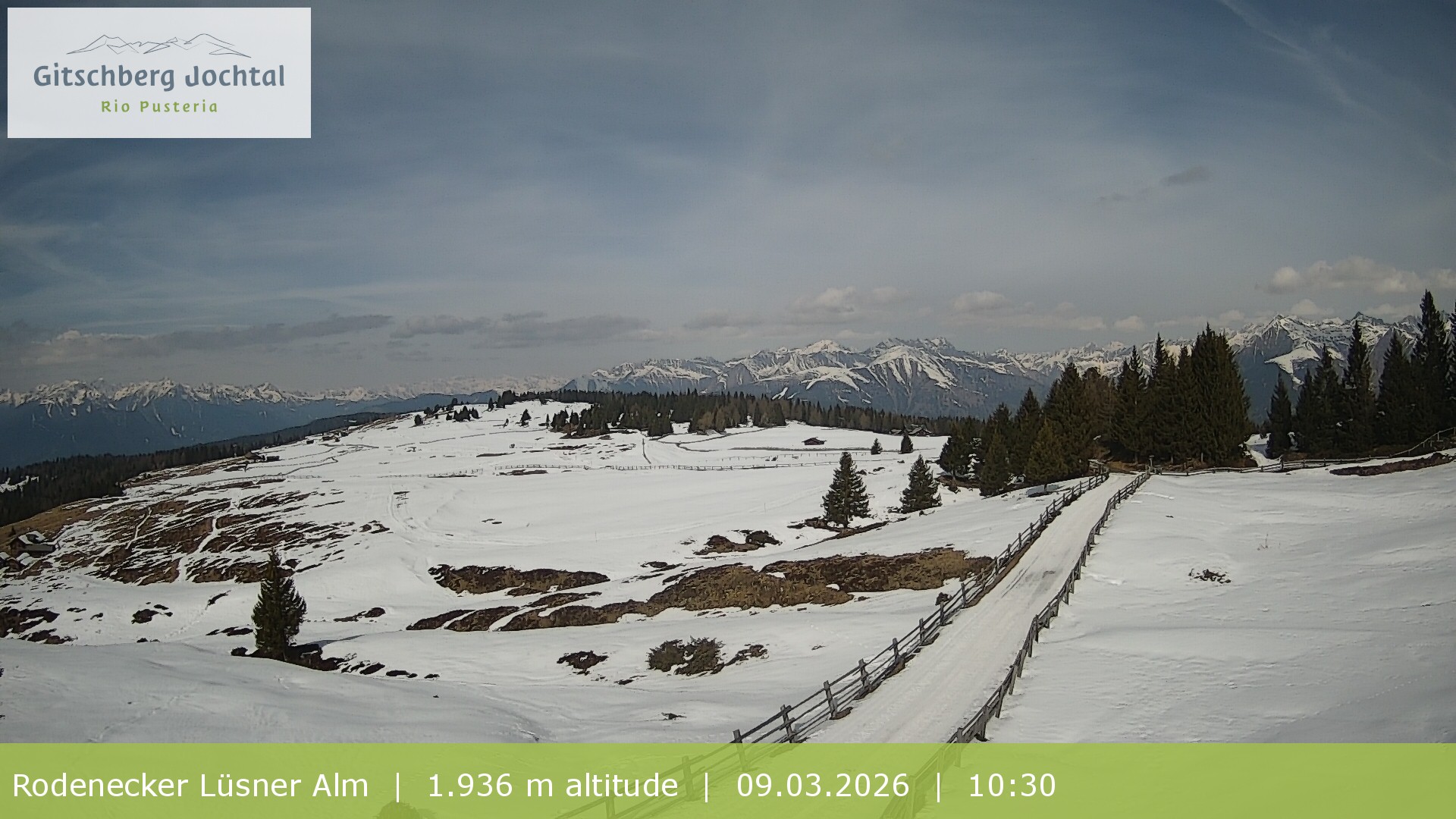 Archiv Foto Webcam Panoramablick Rodenecker Lüsner Alm