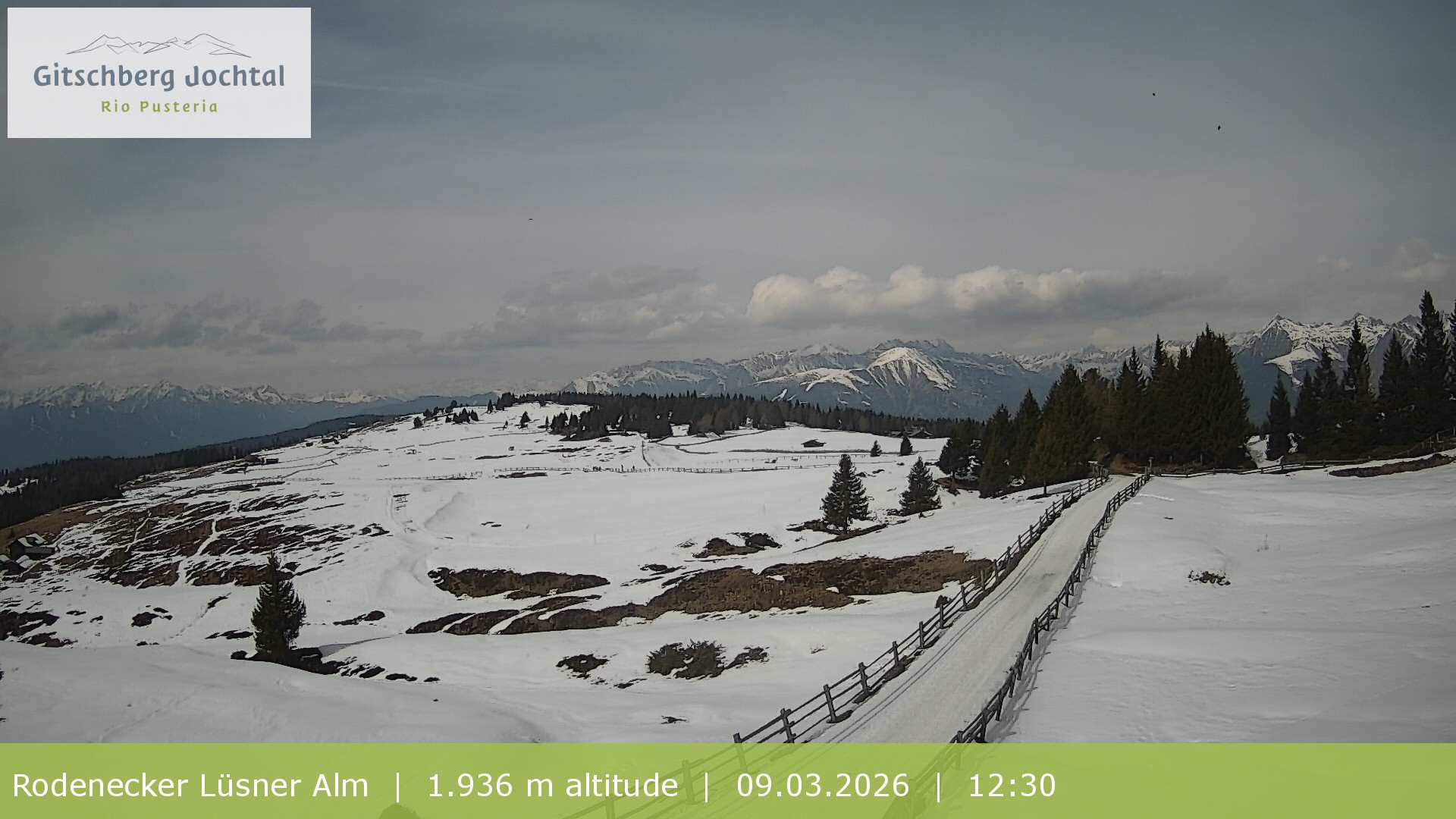 Archiv Foto Webcam Panoramablick Rodenecker Lüsner Alm