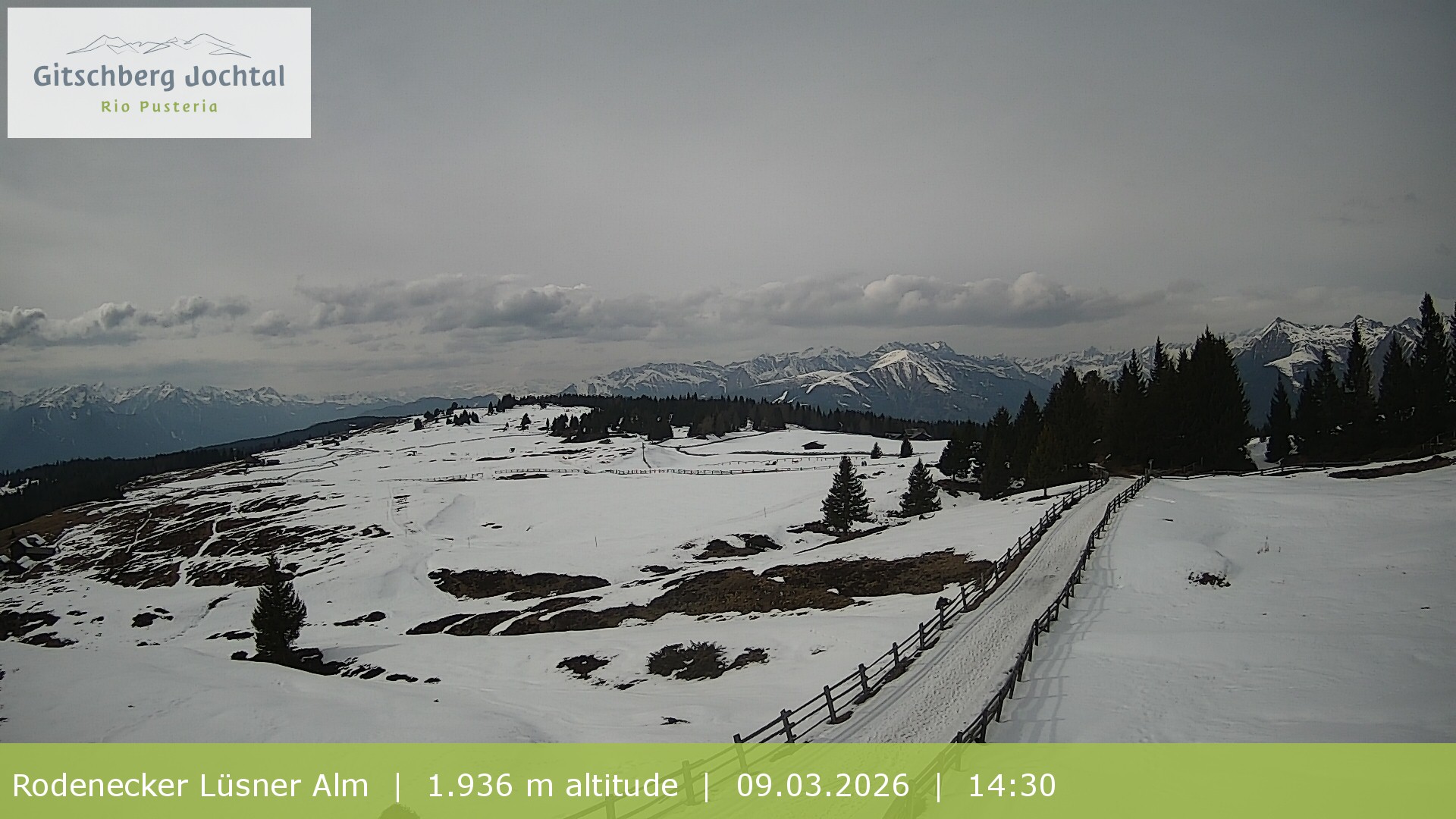 Archiv Foto Webcam Panoramablick Rodenecker Lüsner Alm