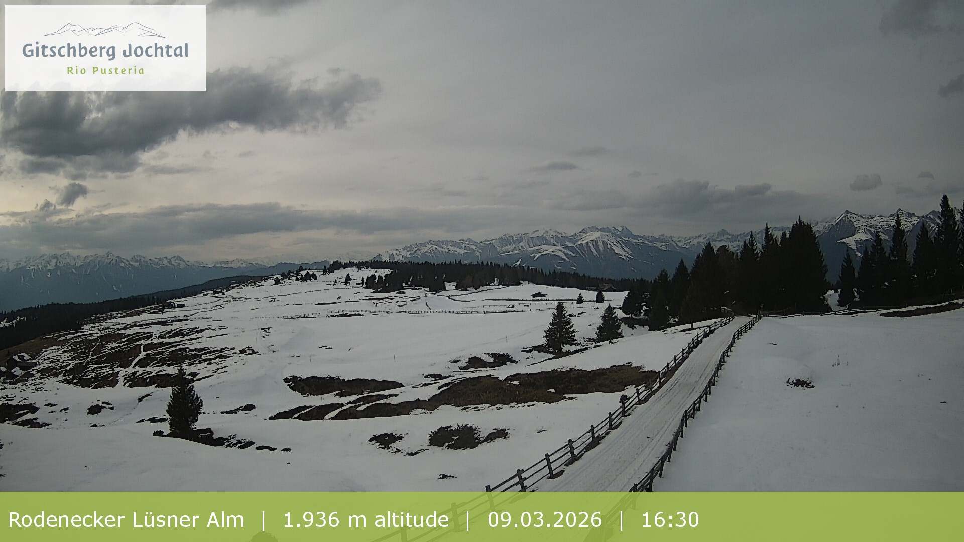 Archiv Foto Webcam Panoramablick Rodenecker Lüsner Alm