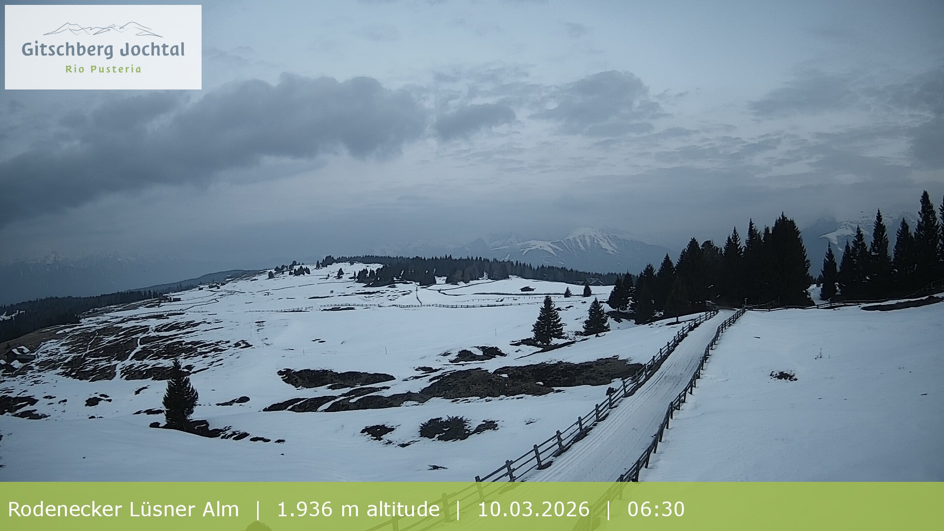 Archiv Foto Webcam Panoramablick Rodenecker Lüsner Alm