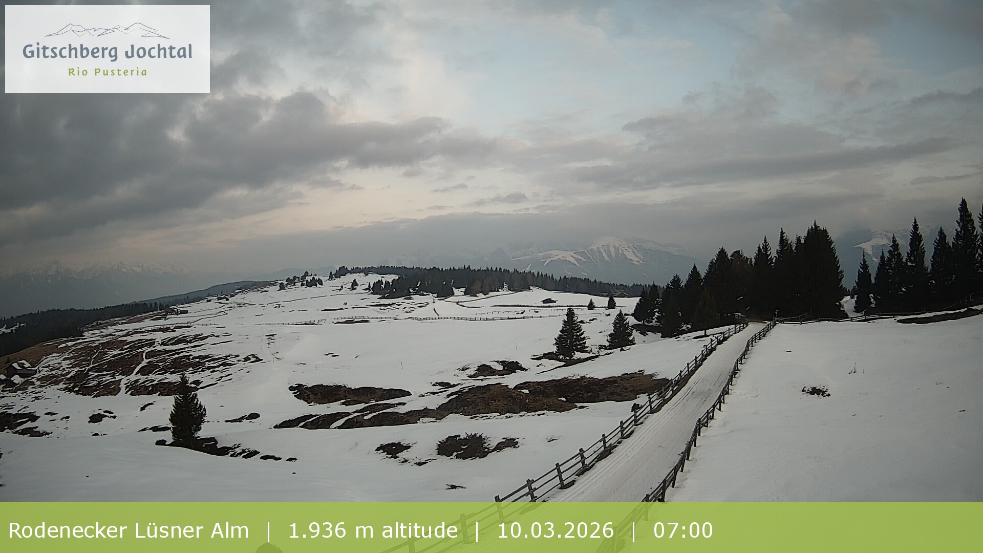 Archiv Foto Webcam Panoramablick Rodenecker Lüsner Alm