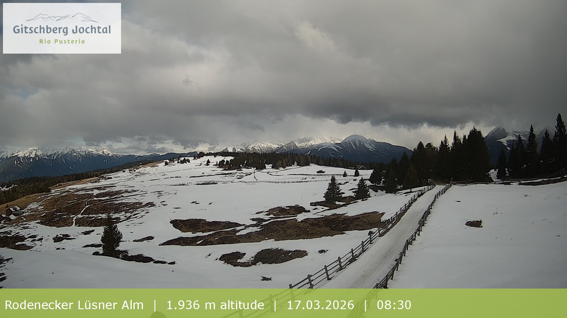 Archiv Foto Webcam Panoramablick Rodenecker Lüsner Alm
