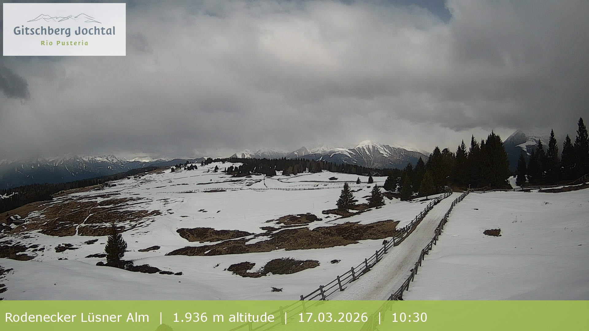 Archiv Foto Webcam Panoramablick Rodenecker Lüsner Alm