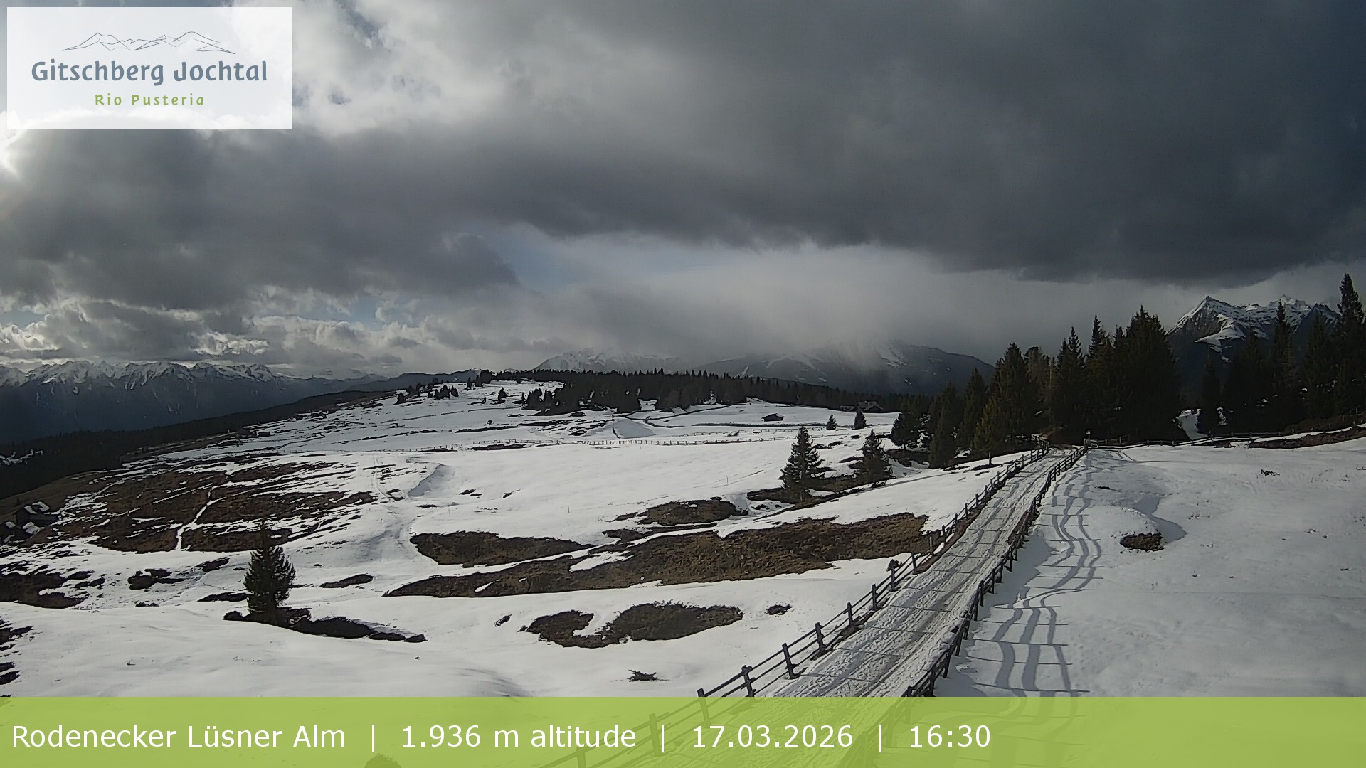 Archiv Foto Webcam Panoramablick Rodenecker Lüsner Alm