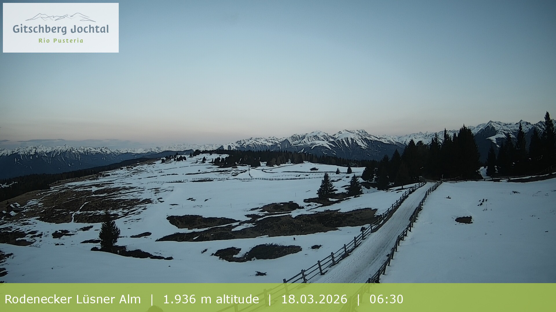 Archiv Foto Webcam Panoramablick Rodenecker Lüsner Alm