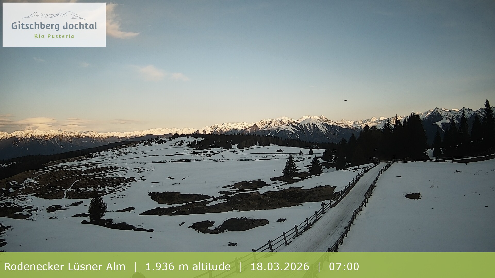 Archiv Foto Webcam Panoramablick Rodenecker Lüsner Alm