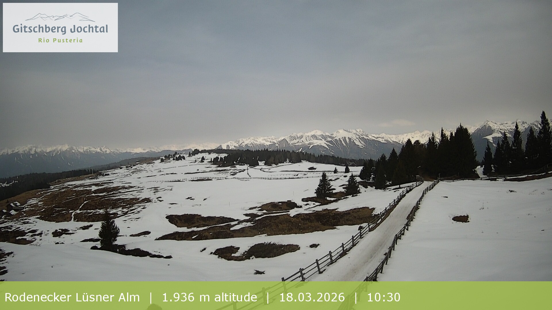 Archiv Foto Webcam Panoramablick Rodenecker Lüsner Alm