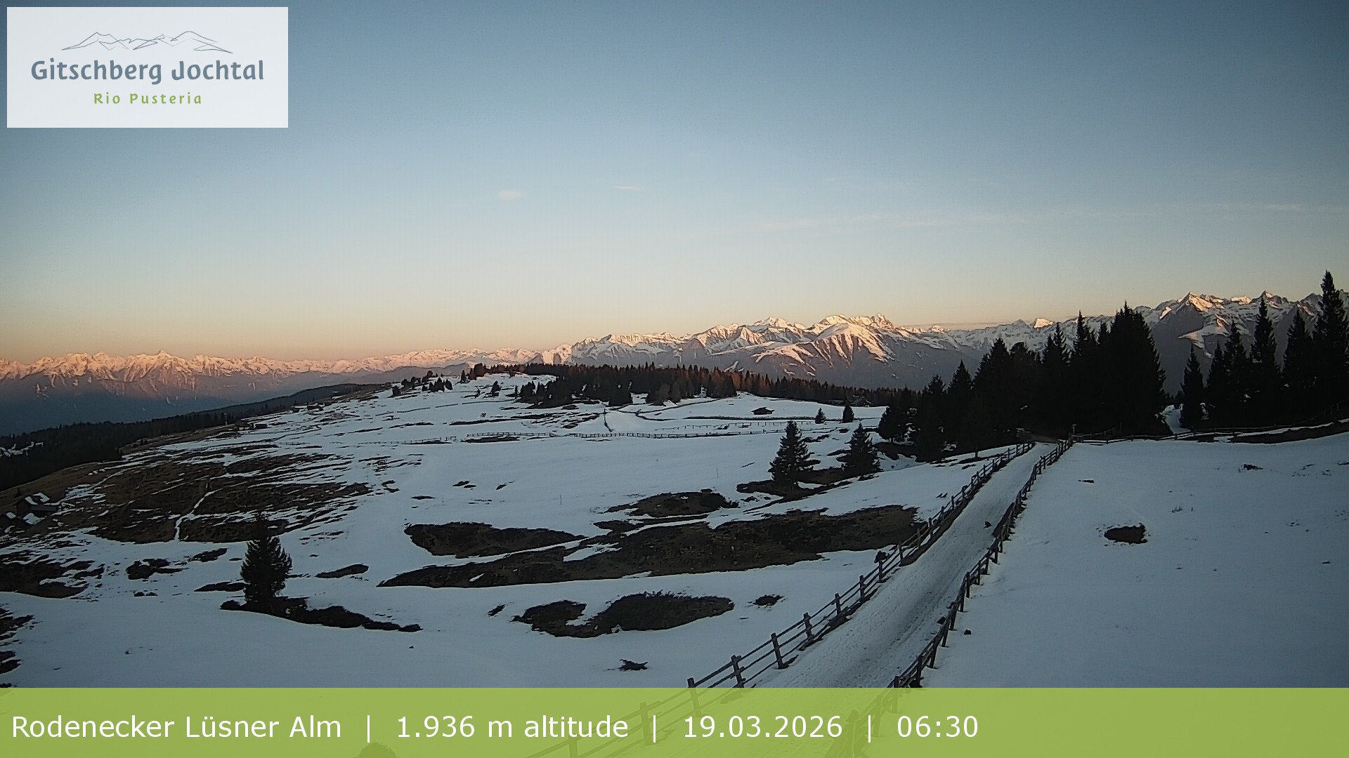 Archiv Foto Webcam Panoramablick Rodenecker Lüsner Alm