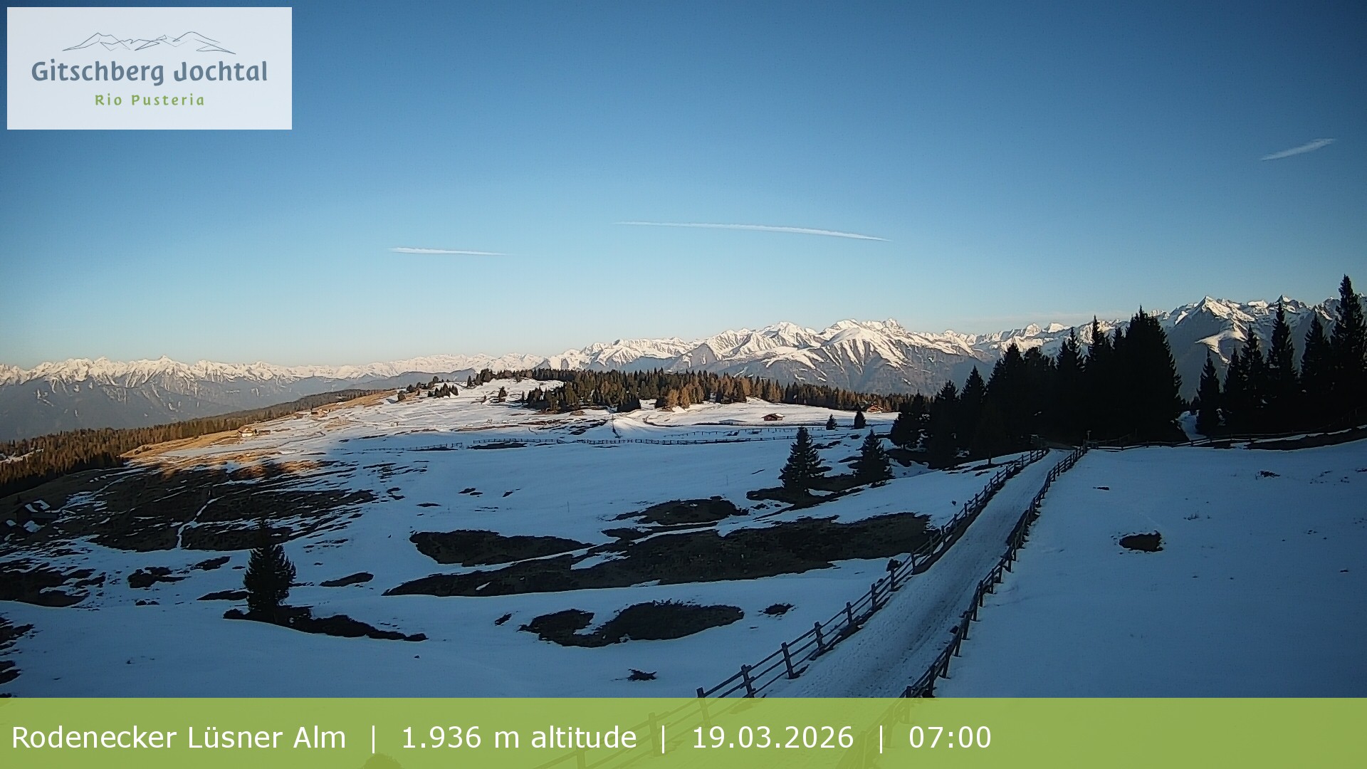 Archiv Foto Webcam Panoramablick Rodenecker Lüsner Alm