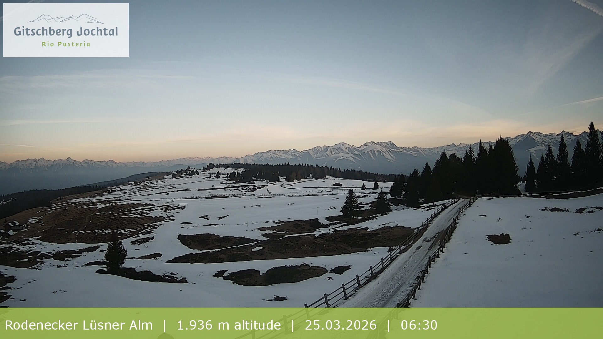 Archiv Foto Webcam Panoramablick Rodenecker Lüsner Alm
