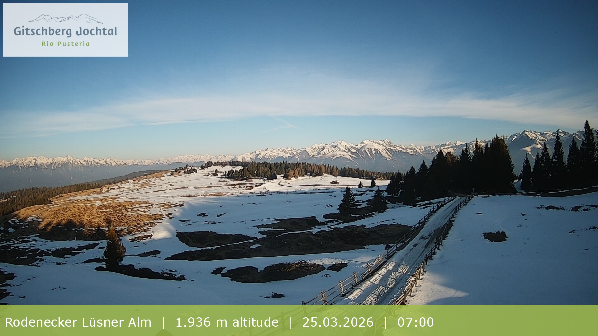 Archiv Foto Webcam Panoramablick Rodenecker Lüsner Alm