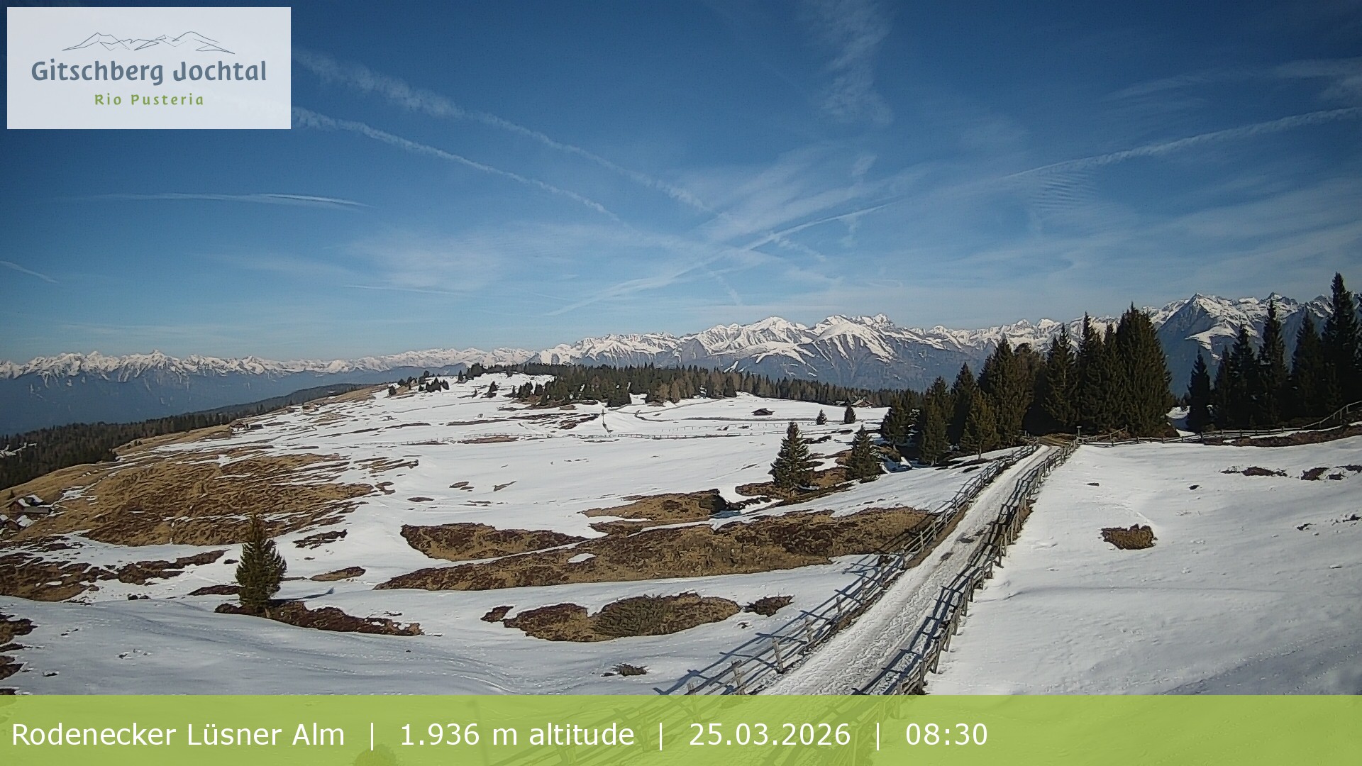 Archiv Foto Webcam Panoramablick Rodenecker Lüsner Alm