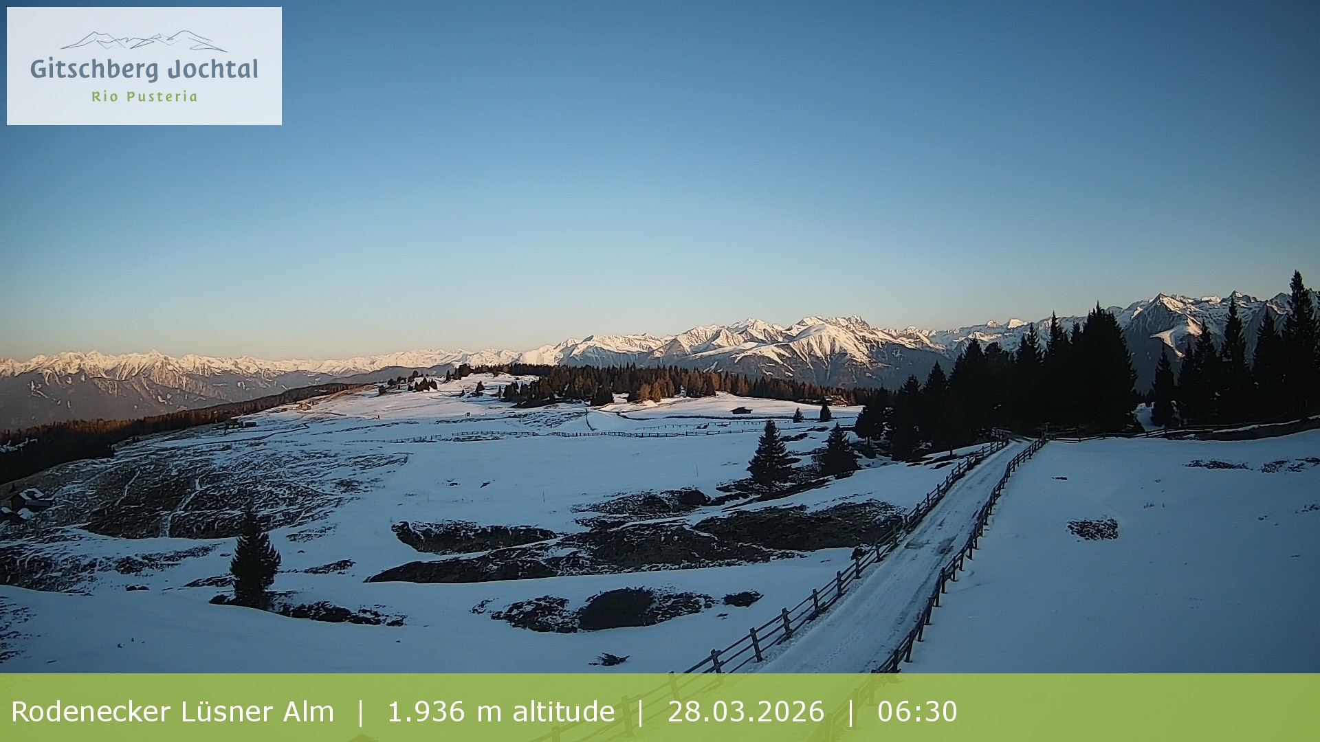 Archiv Foto Webcam Panoramablick Rodenecker Lüsner Alm