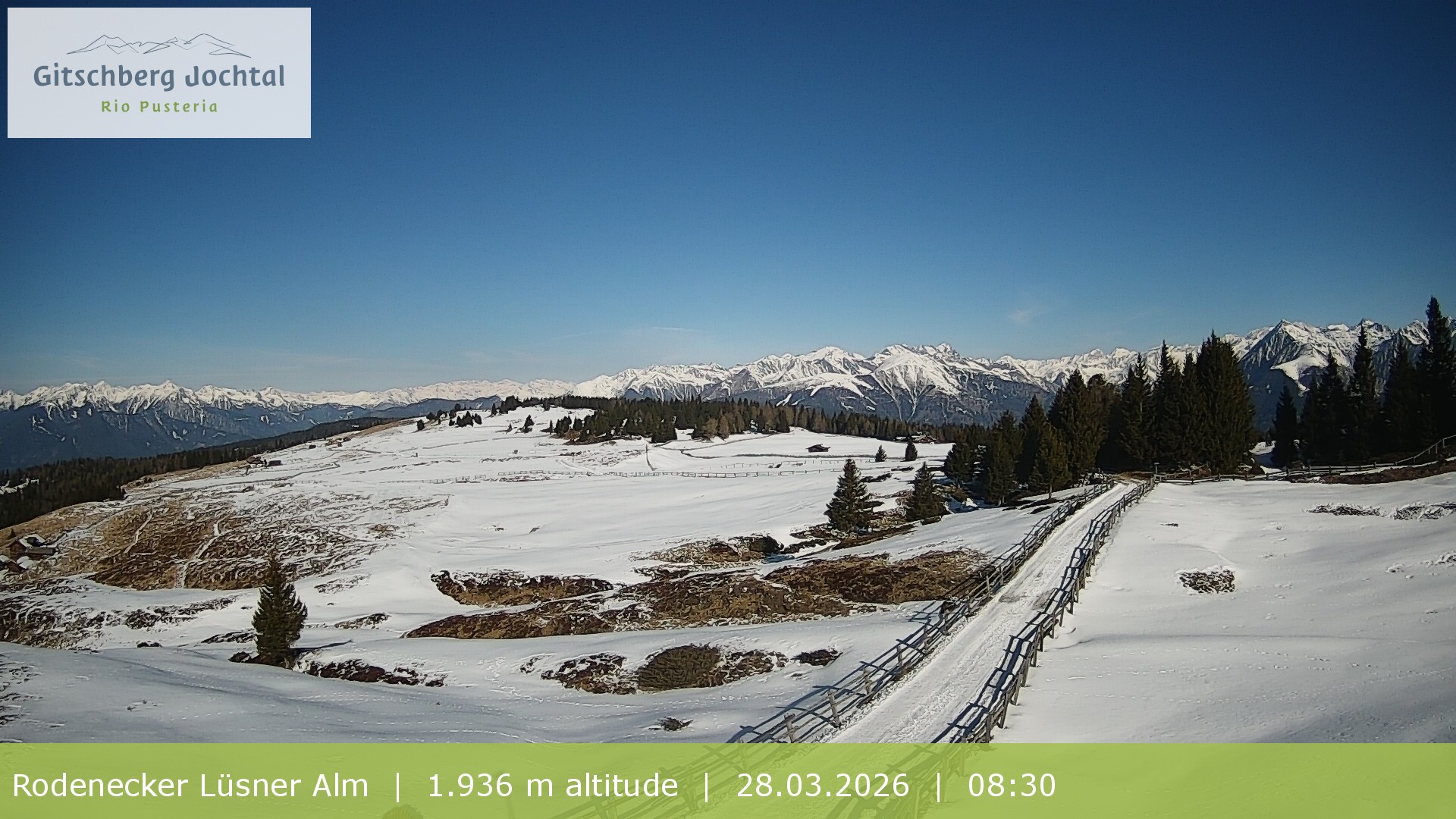 Archiv Foto Webcam Panoramablick Rodenecker Lüsner Alm