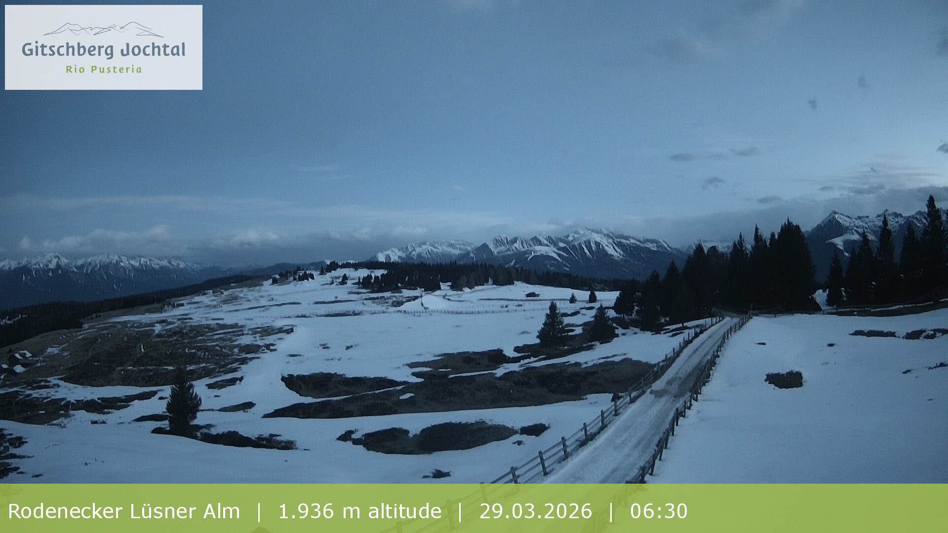 Archiv Foto Webcam Panoramablick Rodenecker Lüsner Alm