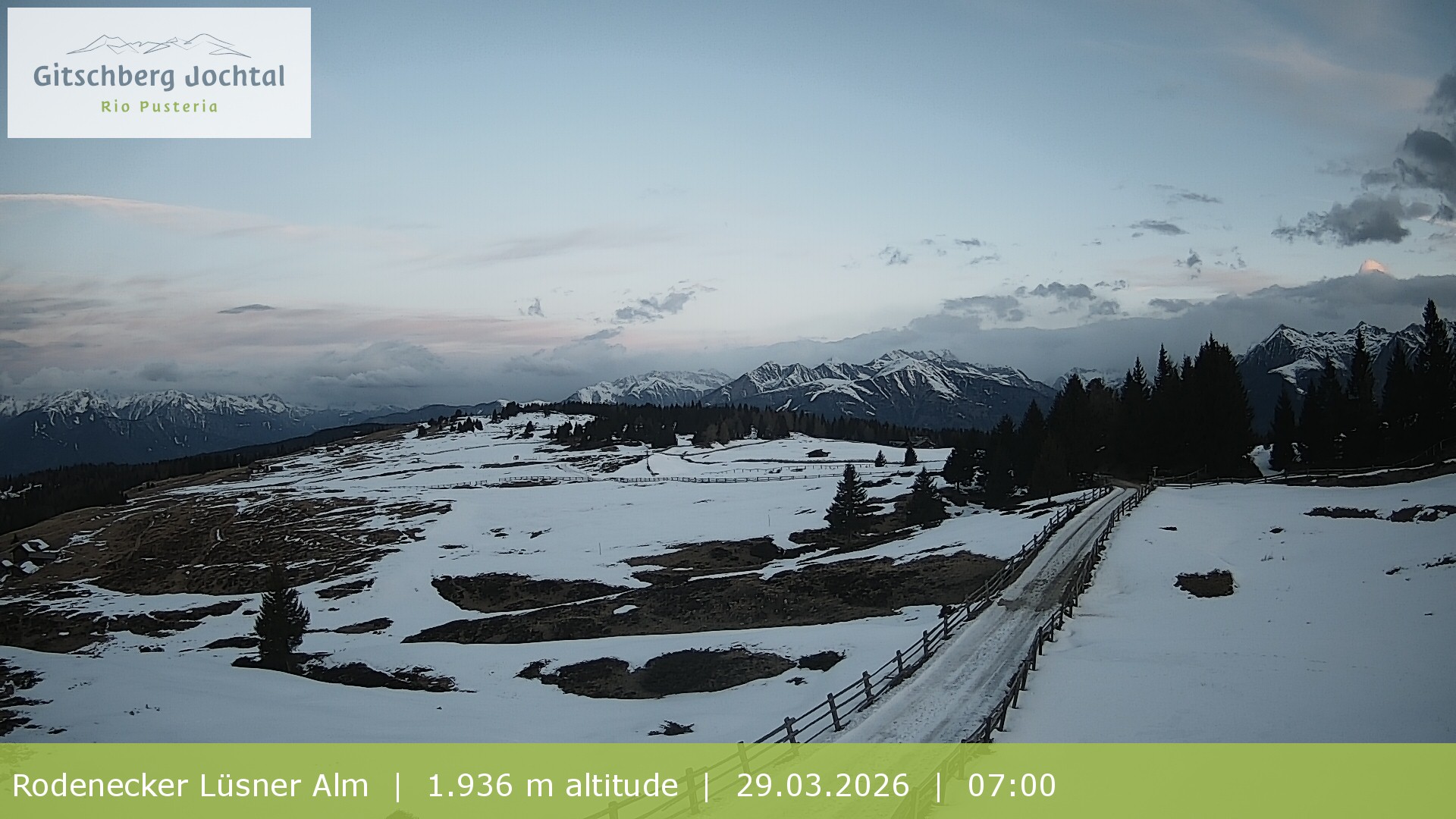 Archiv Foto Webcam Panoramablick Rodenecker Lüsner Alm