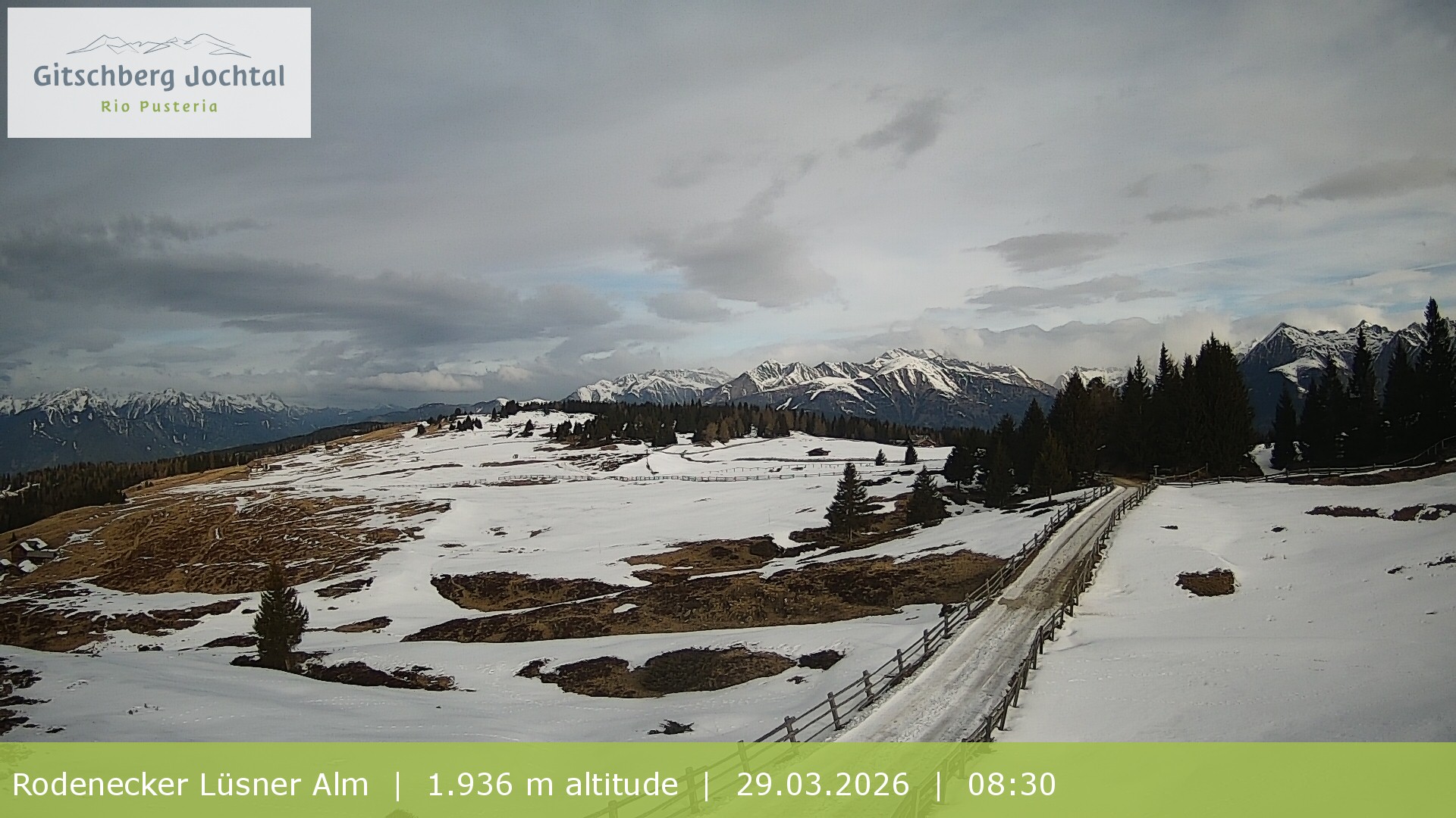 Archiv Foto Webcam Panoramablick Rodenecker Lüsner Alm