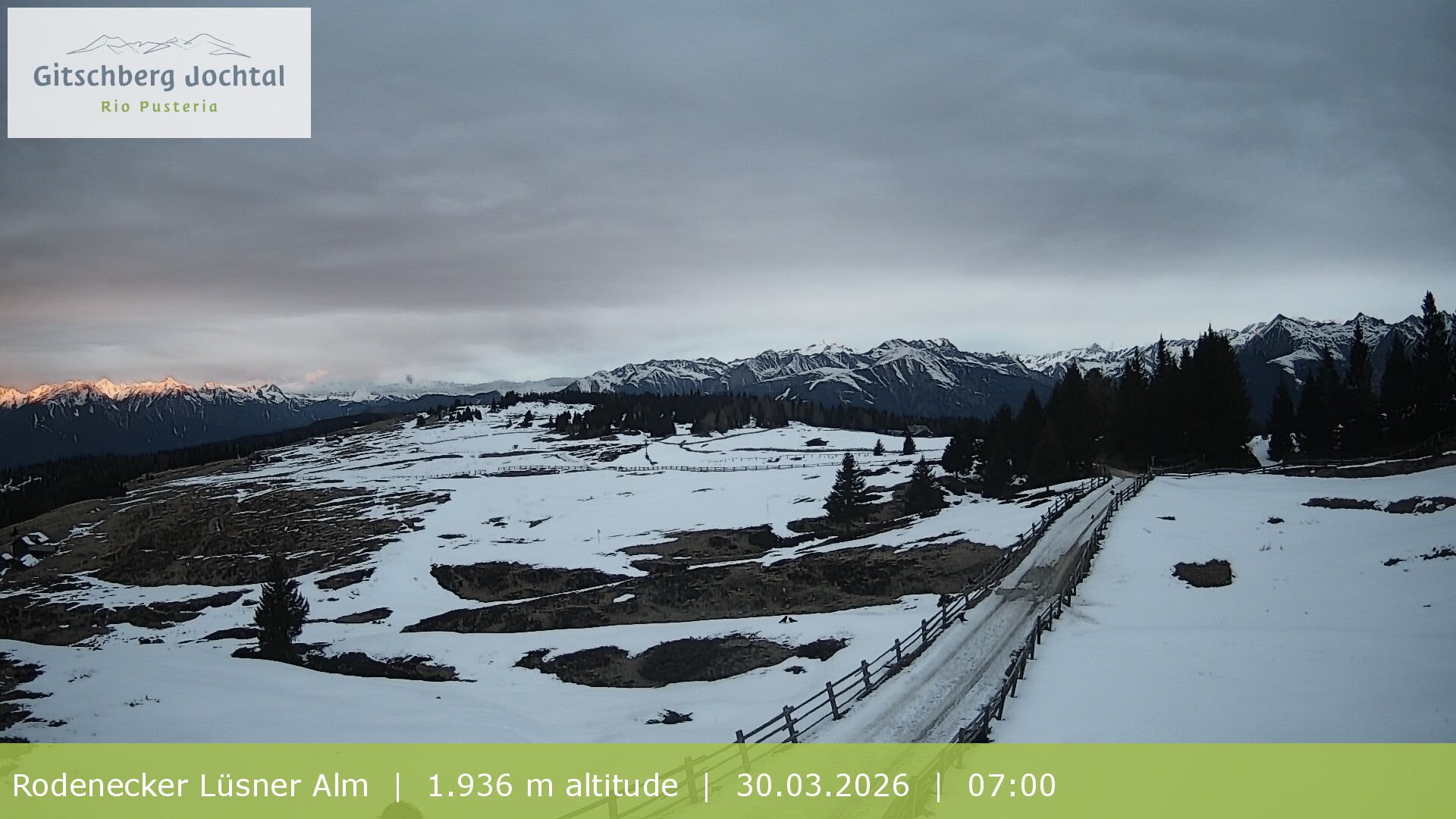 Archiv Foto Webcam Panoramablick Rodenecker Lüsner Alm