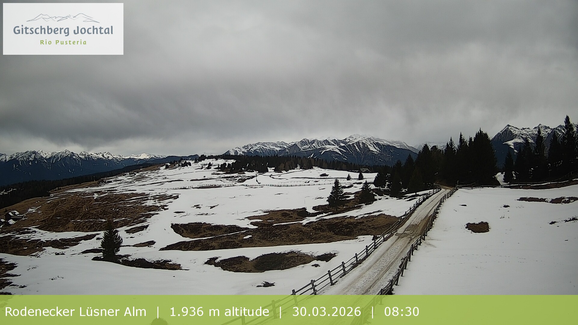 Archiv Foto Webcam Panoramablick Rodenecker Lüsner Alm
