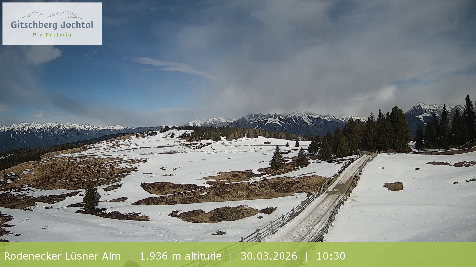Archiv Foto Webcam Panoramablick Rodenecker Lüsner Alm