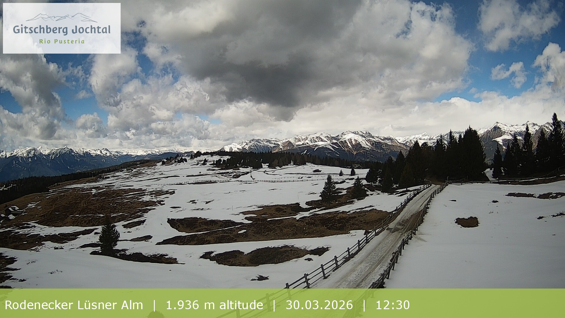 Archiv Foto Webcam Panoramablick Rodenecker Lüsner Alm