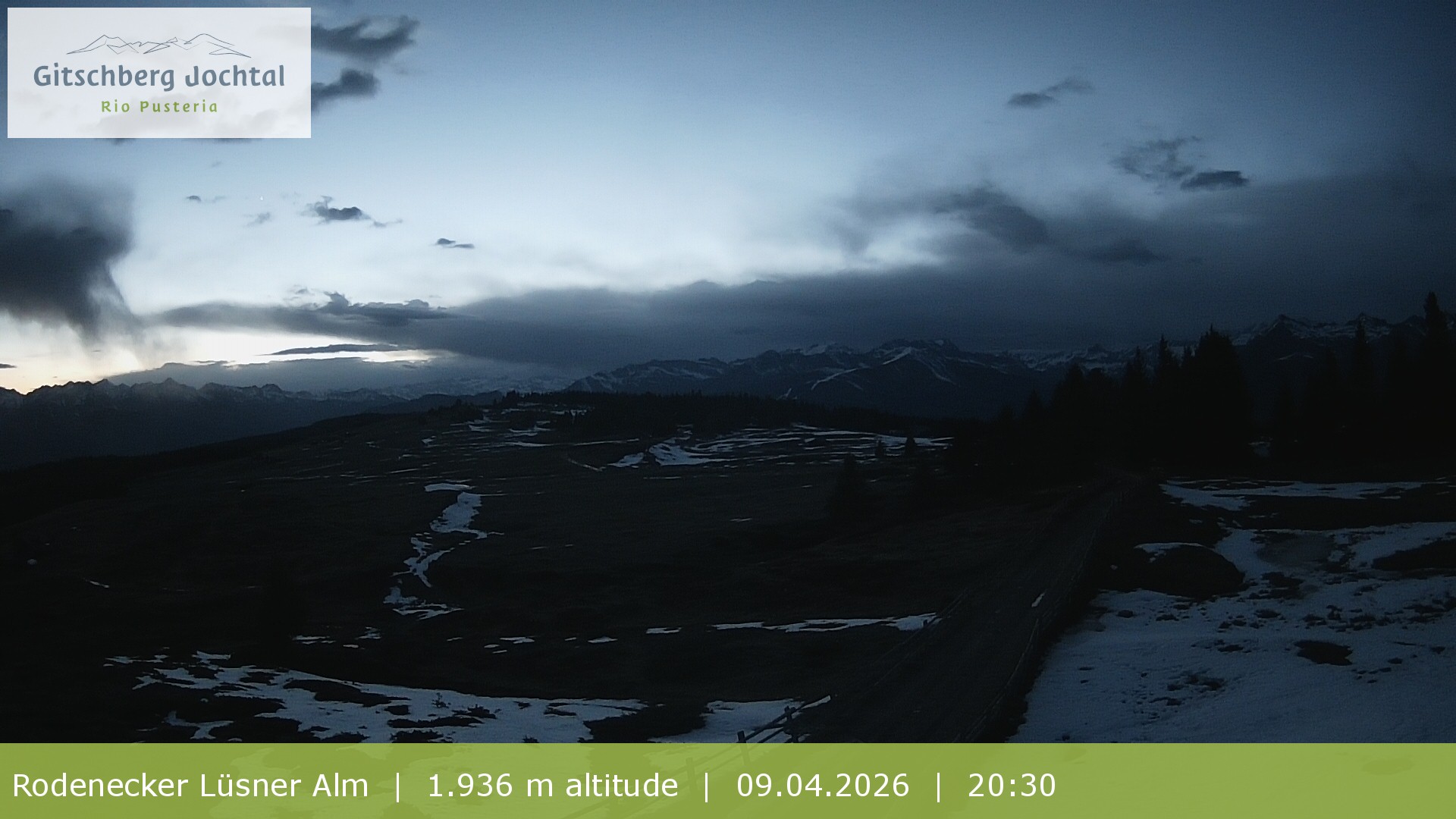 Archived image Webcam View around Rodenecker Lüsner Alm