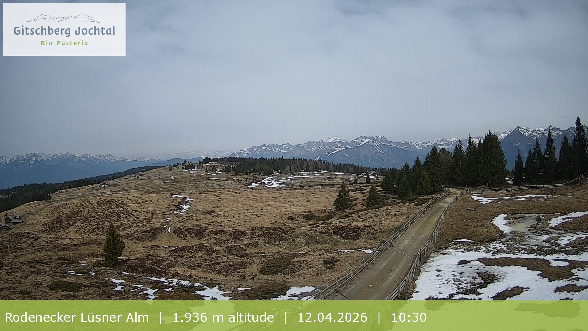 Archived image Webcam View around Rodenecker Lüsner Alm