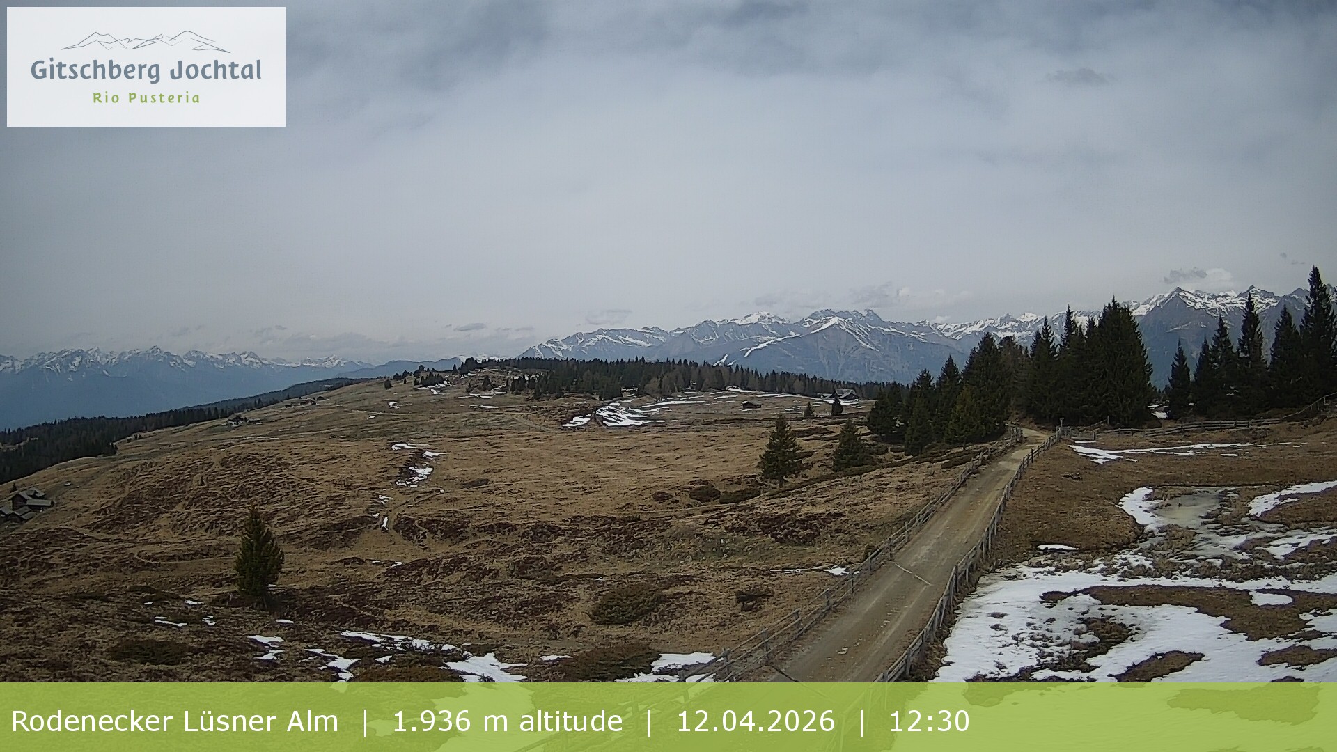 Archived image Webcam View around Rodenecker Lüsner Alm