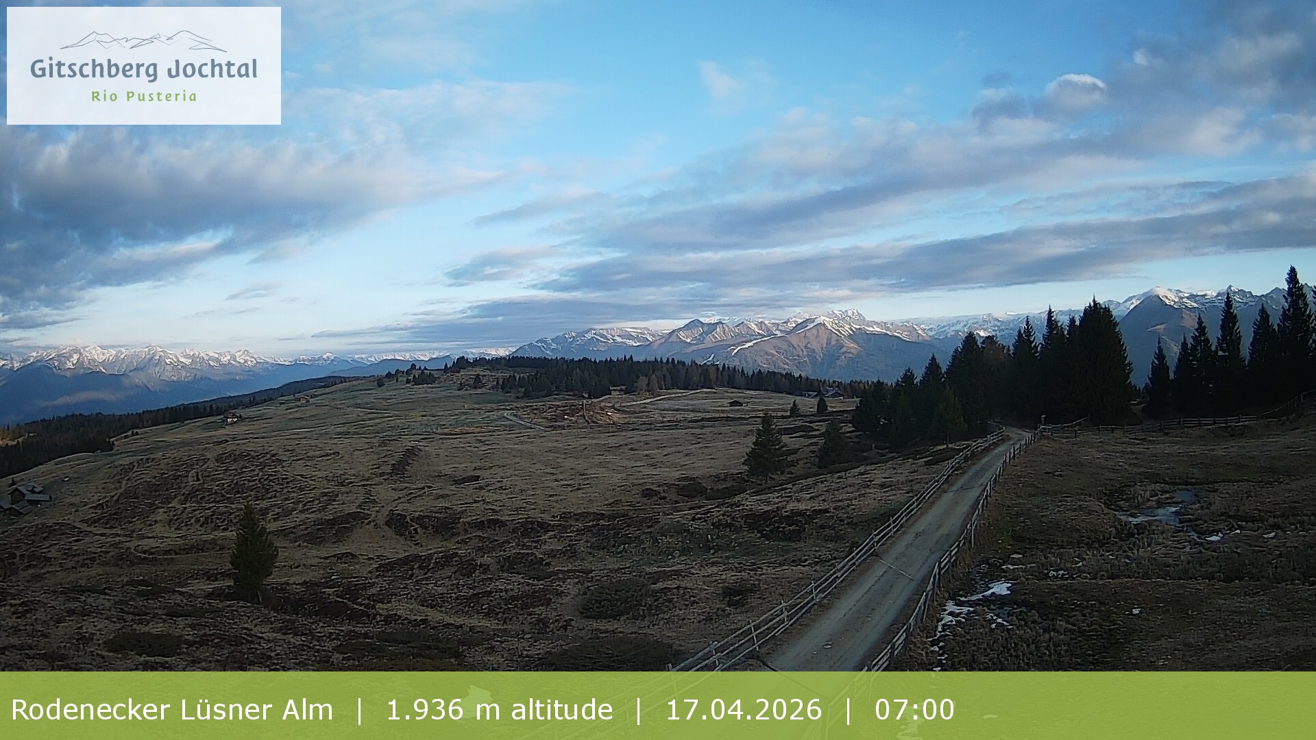 Archiv Foto Webcam Panoramablick Rodenecker Lüsner Alm