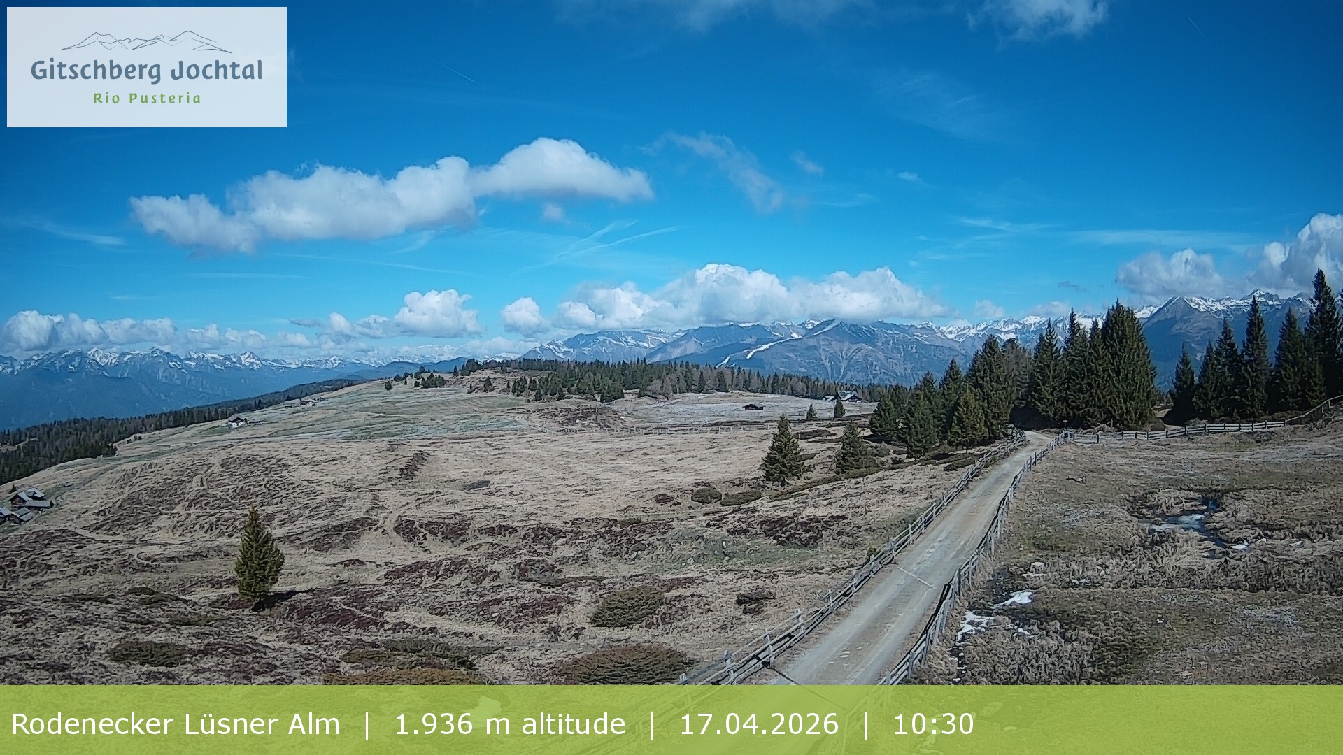Archiv Foto Webcam Panoramablick Rodenecker Lüsner Alm