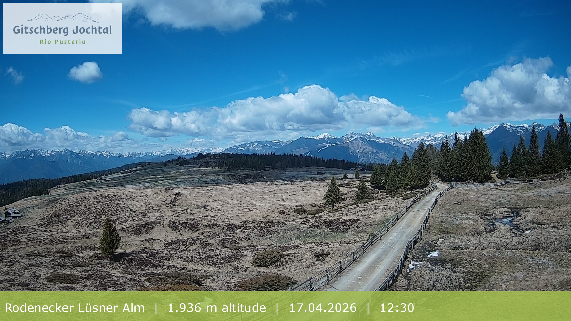 Archiv Foto Webcam Panoramablick Rodenecker Lüsner Alm